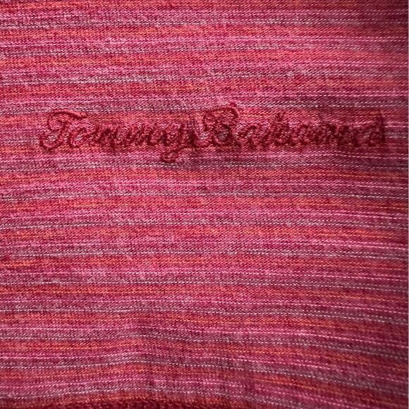 Tommy‎ Bahama Small Crimson Reversible 1/4 Zip Top Size Small - Picture 4 of 10